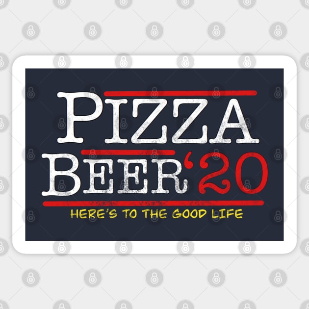 Pizza And Beer Election Sticker by Milasneeze